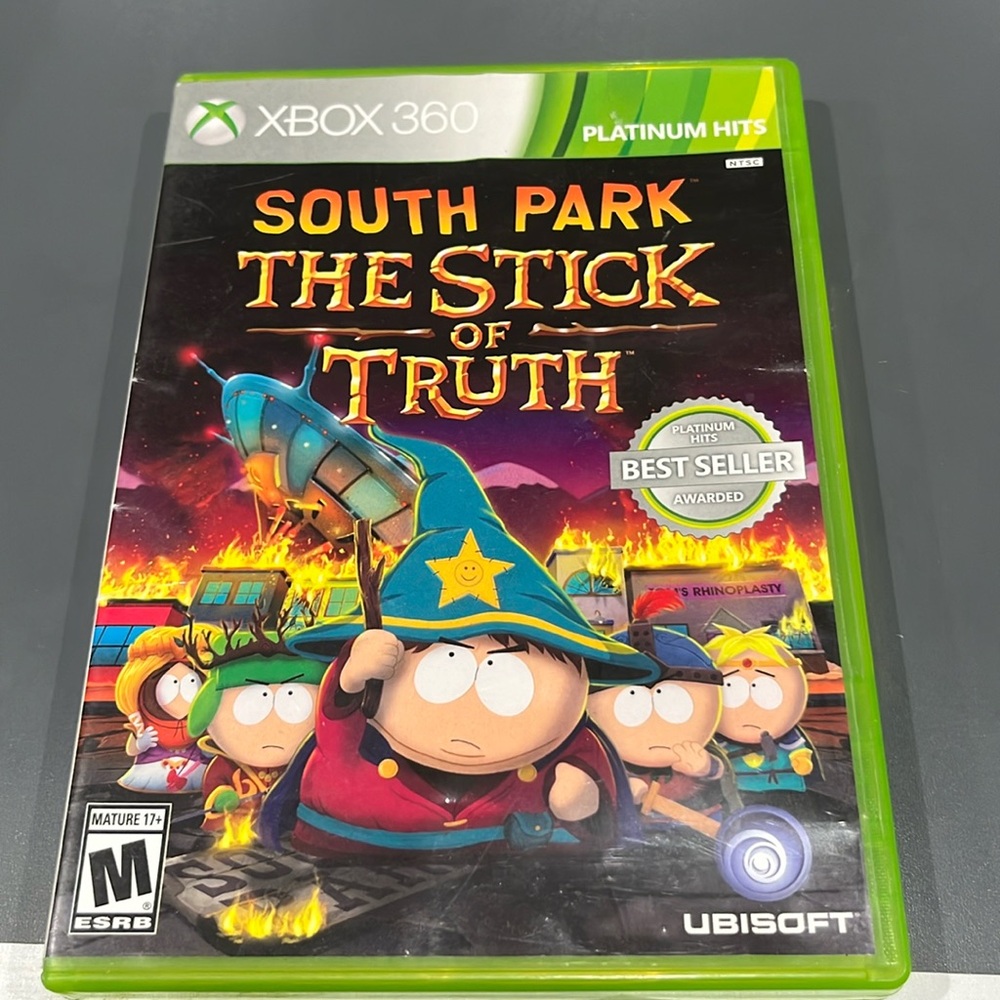 xbox 360 game, “south park the stick of truth”